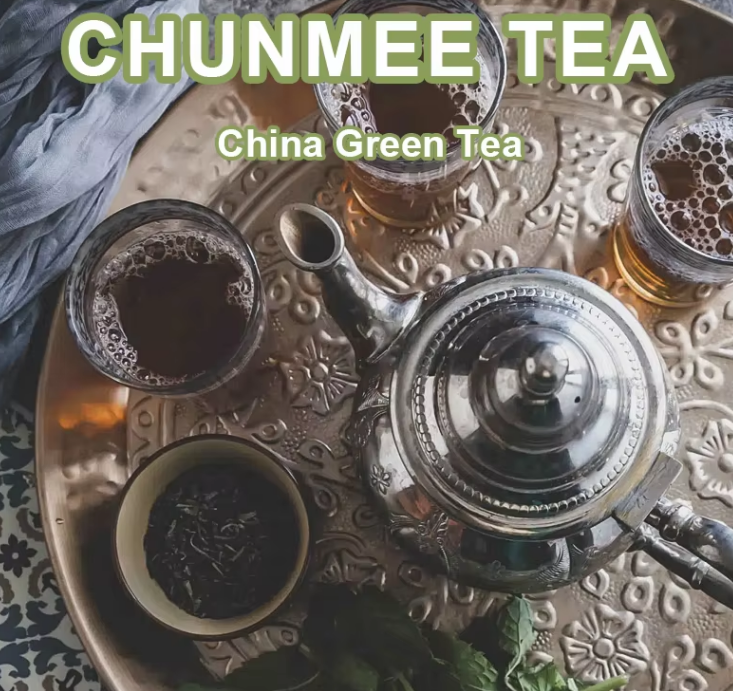 Bienfaits du thé vert Chun Mee : pourquoi ce thé chinois aux feuilles incurvées est apprécié dans le monde entier